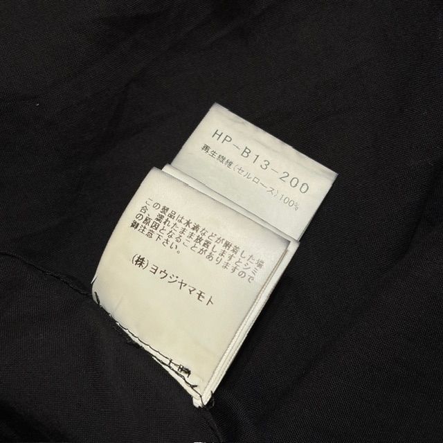 25SS YOHJI YAMAMOTO POUR HOMME 長袖シャツ CELLULOSE LAWN STANDARD OVERSIZE SHIRT HP-B13-200 サイズ4 ヨウジヤマモトプールオム