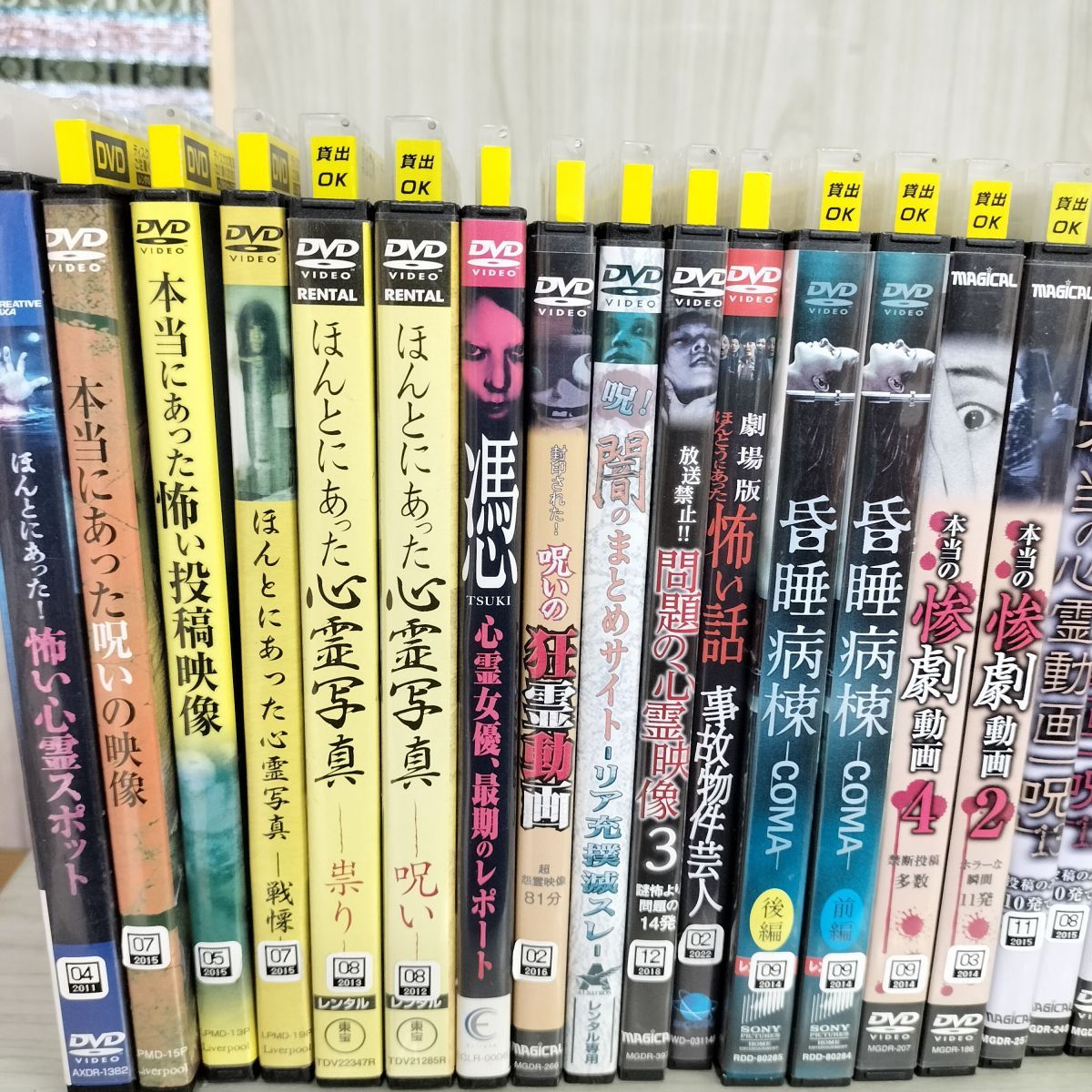計50枚以上 DVD ホラー まとめ ほんとにあった心霊写真 本当の心霊動画