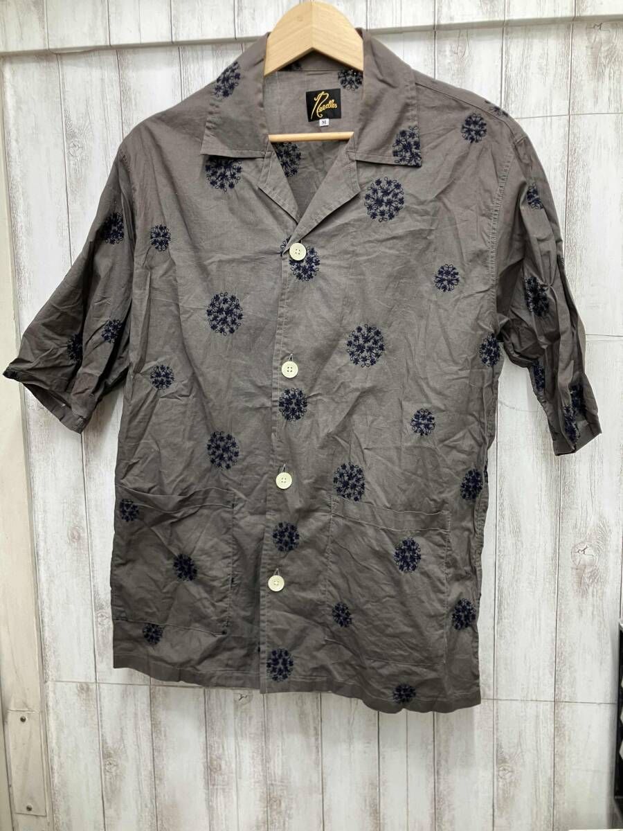 NEEDLES GL 211|OPEN COLLAR SHIRT 半袖シャツ