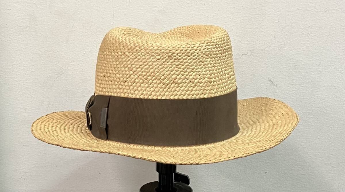 Mr.FATMAN ミスターファットマン ストローハット 麦わら帽子 フェドラハット 麦わら色 サイズXL 天然草木 南徳草