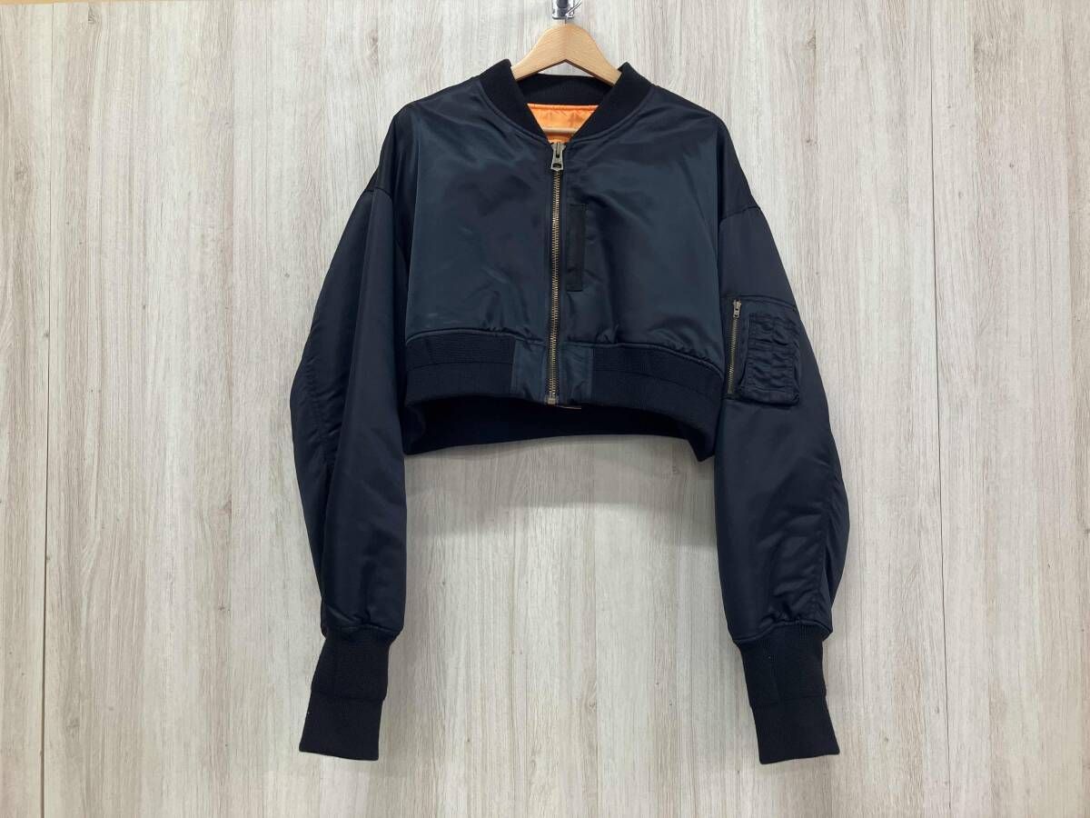 MR ミスタージェントルマン 19 AW SHORT MA 1 ブルゾン MGP OT 32 Mサイズ ブラック