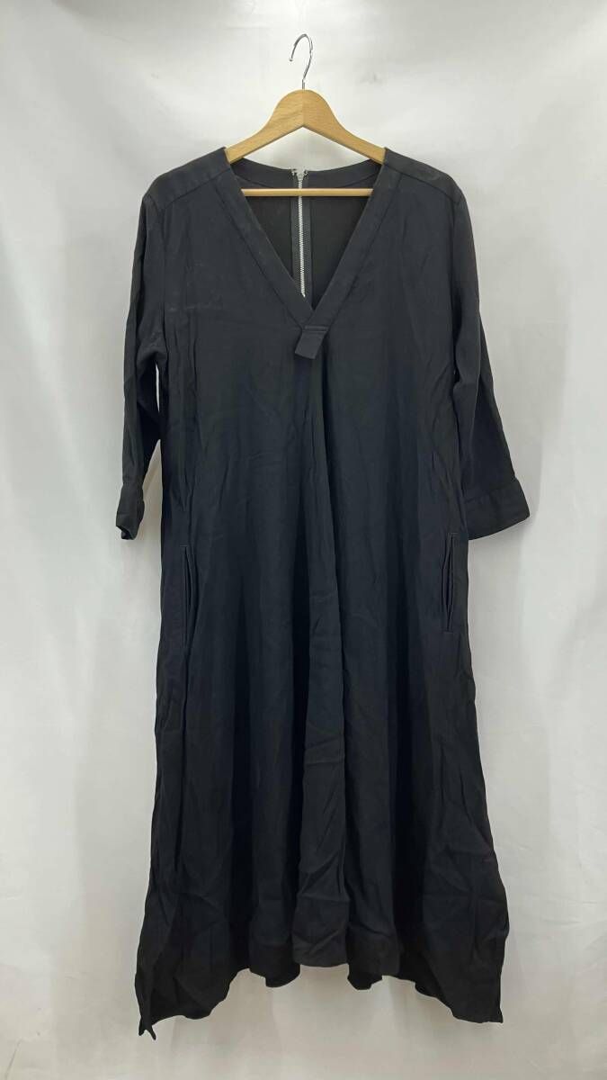 YOHJI ヨウジヤマモト 長袖ワンピース サイズ38 ブラック 通年