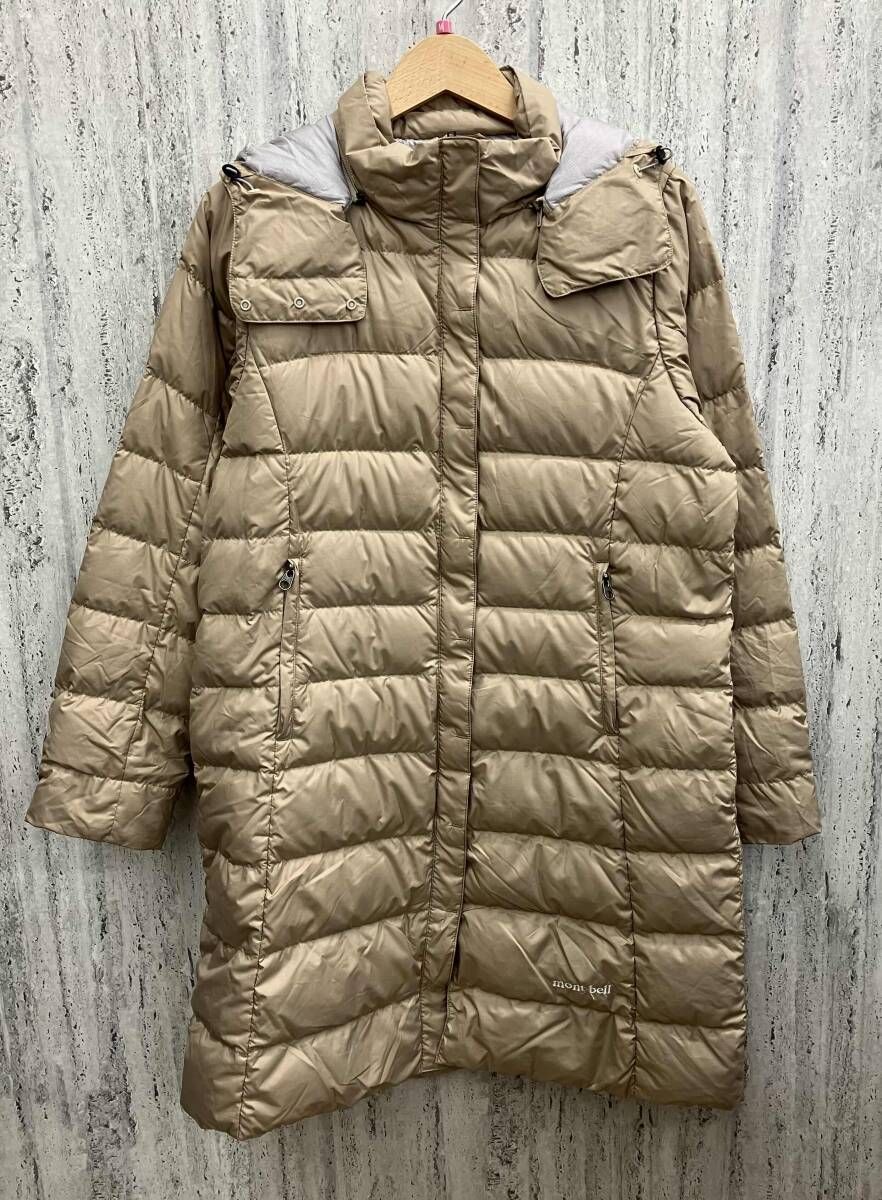 mont bell モンベル ダウンコート ベージュ Mサイズ 110279