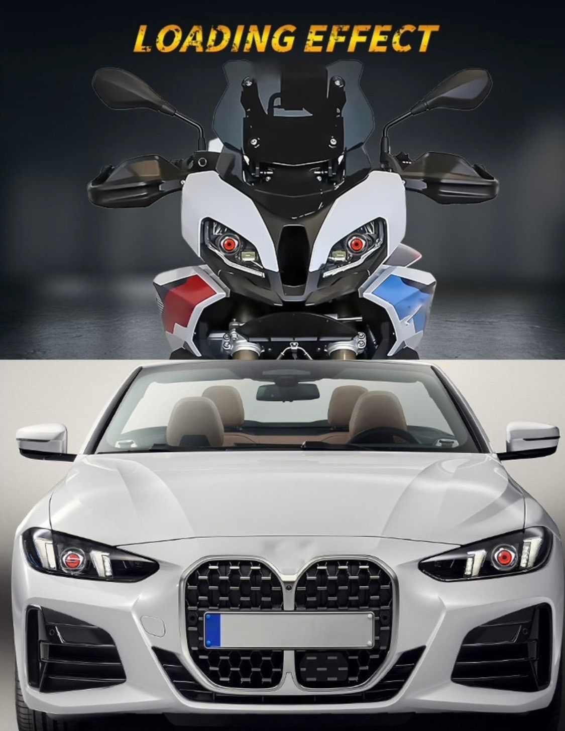 デビルアイ LED 一体型 33パターン 高輝度 2個セット 12V-36V 車 デビルアイ LED 一体型 33パターン 高輝度 2個セット 12V-36V 車