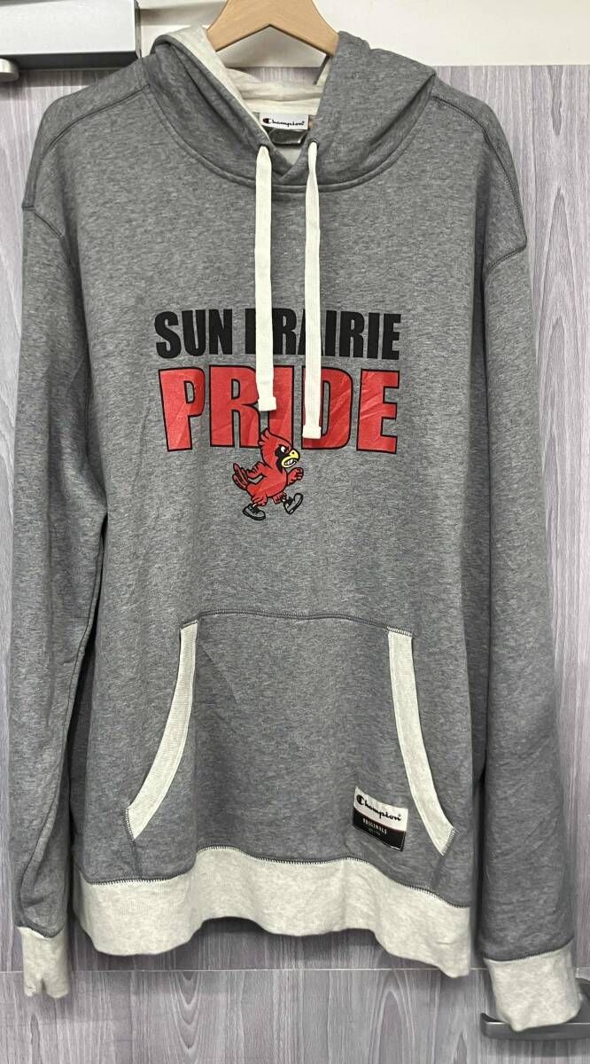 Champion / チャンピオン SUN PRAIRIE PRIDE パーカー 裏起毛 グレー サイズ2XL
