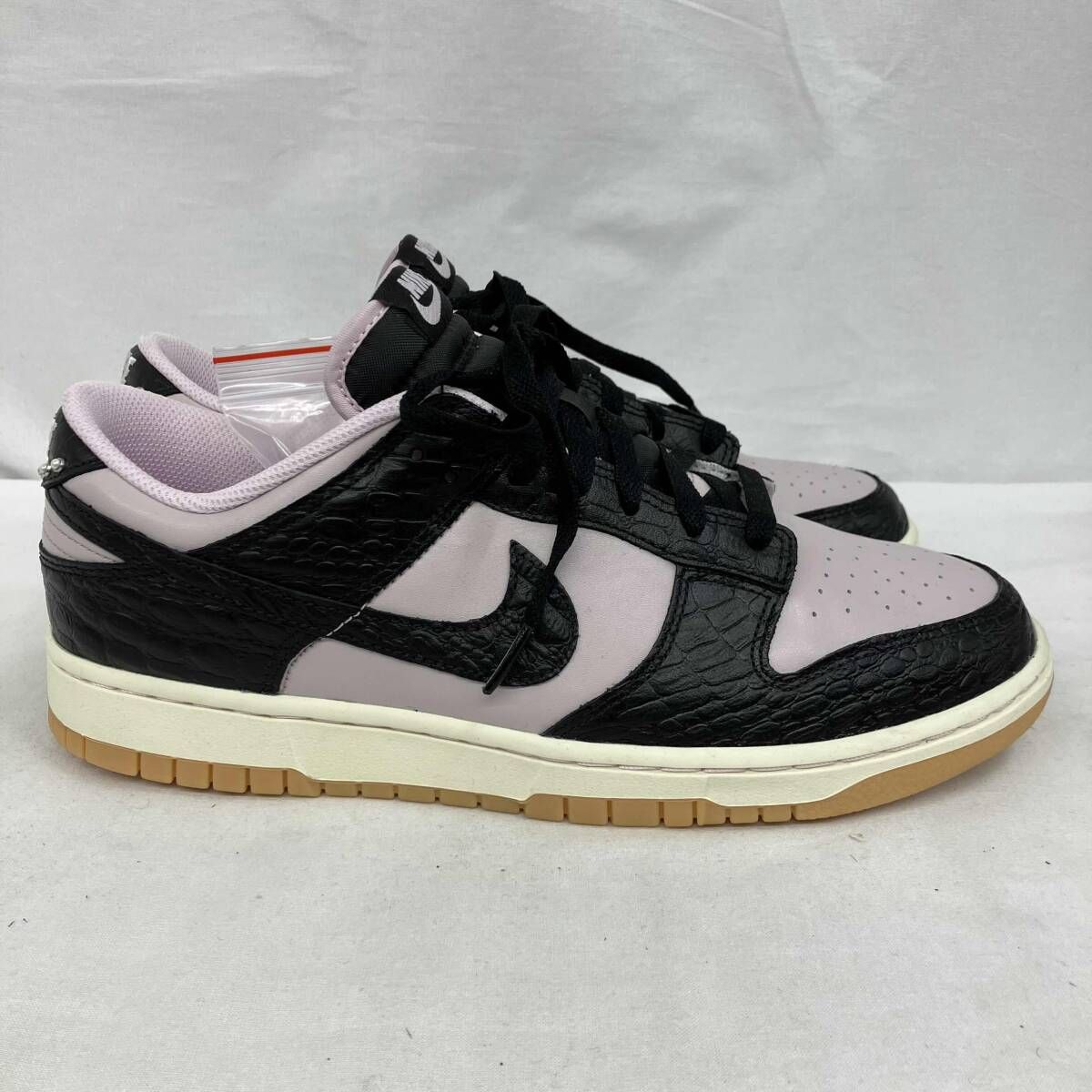 NIKE/WMNS DUNK LOW/HF9191-001/PINK/BLACK CROC/27.5cm - メルカリ