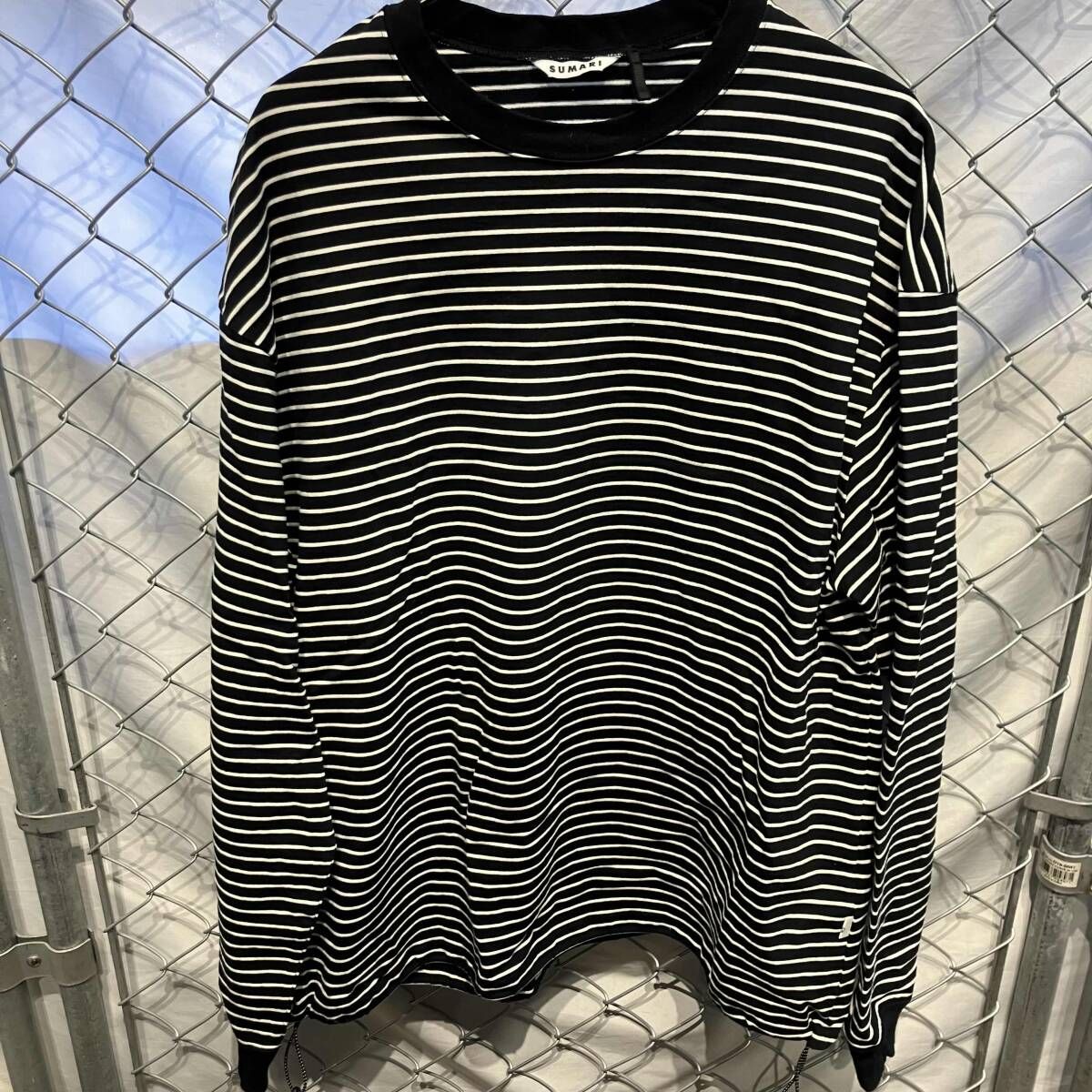 SUMARI ボーダーロングスリーブTEE サイズ M ボーダー スマリ