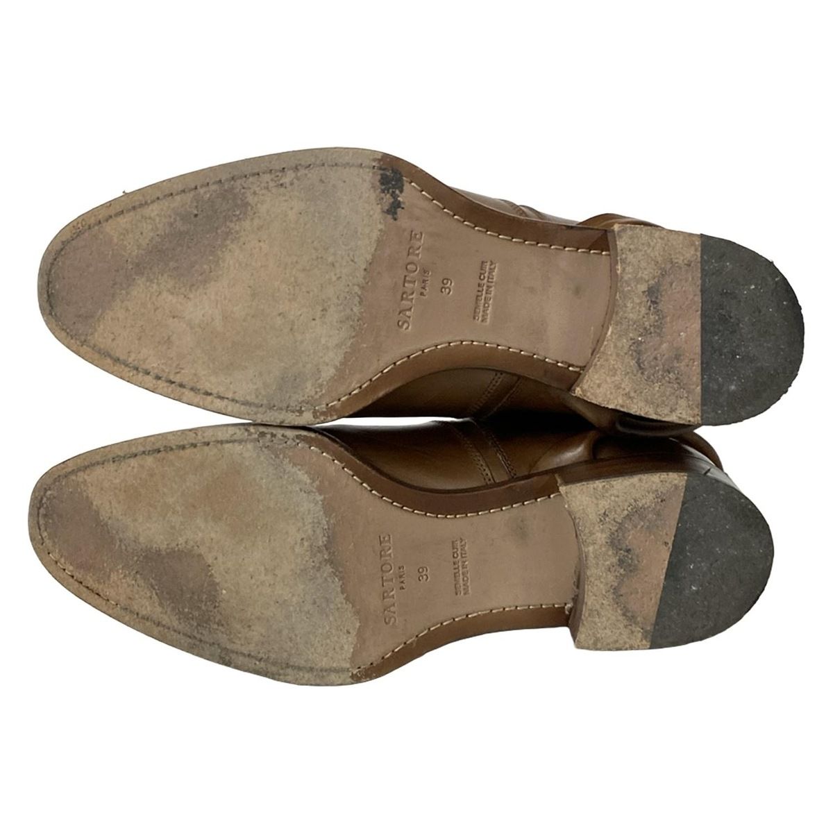 SARTORE(サルトル) ロングブーツ 39 レディース - ブラウン レザー