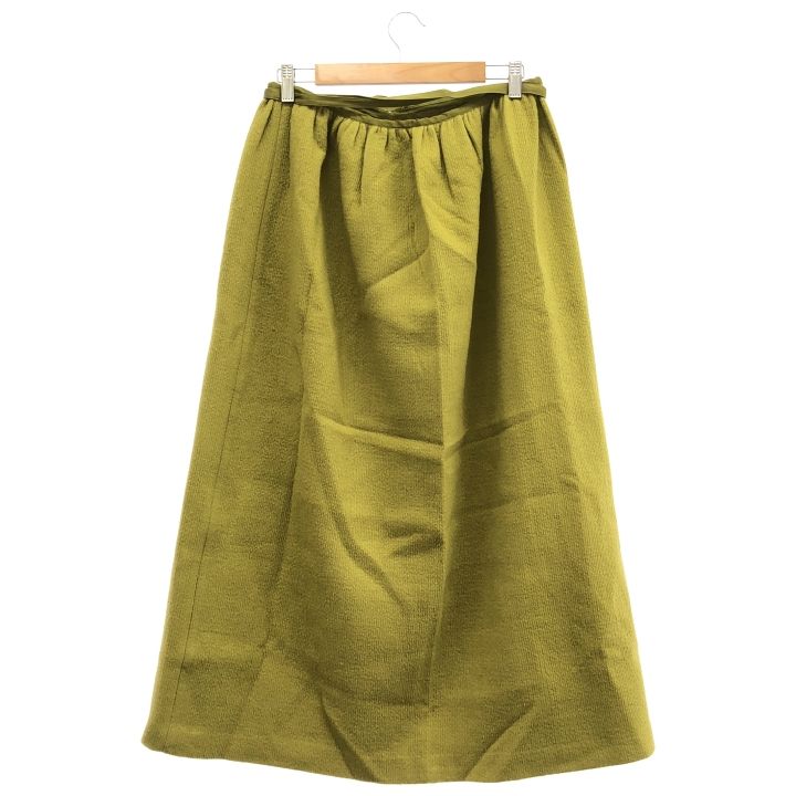 IENA LA BOUCLE イエナラブークル ④ 140 S 縮絨ギャザースカート レディース イエロー 36