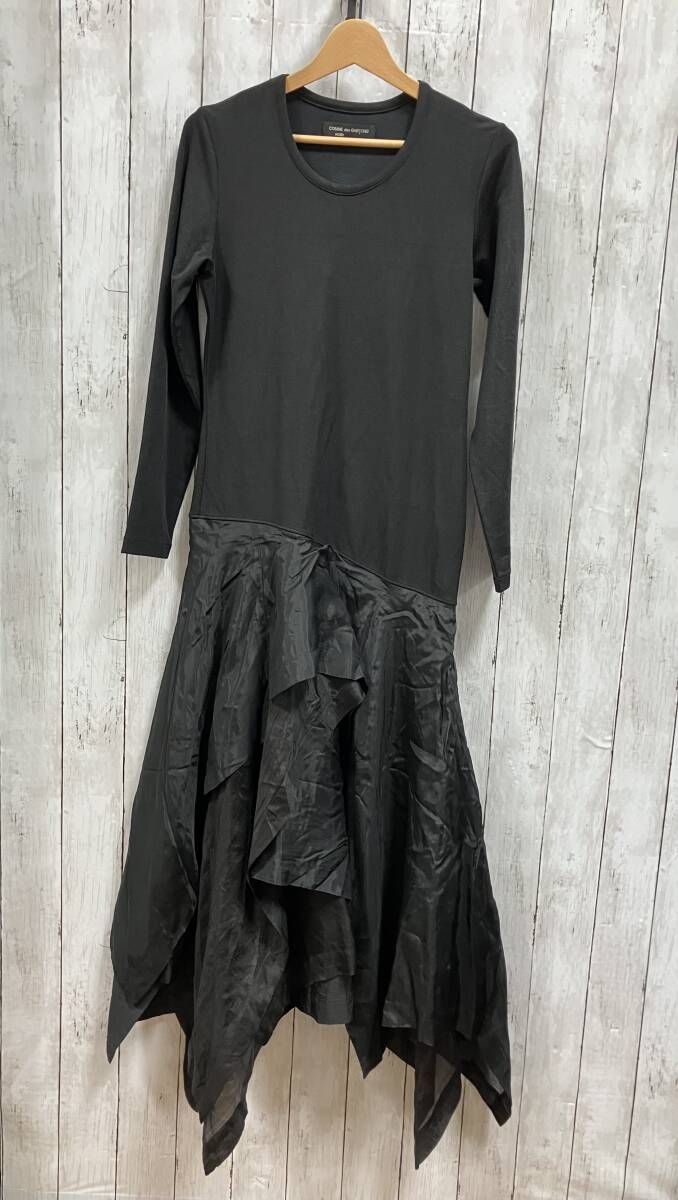COMME des GARCONS NOIR その他インナー 80 s ADなしタグ A 0 05030 M シルク混切替ロングワンピース BLACK ARCHIVE Women
