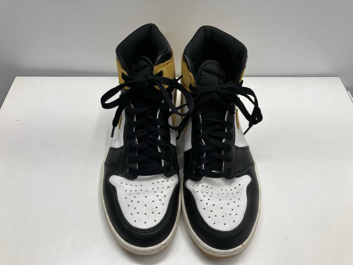 NIKE ナイキ AIR JORDAN 1 RETRO HIGH OG BLACK TOE YELLOW OCHRE エア