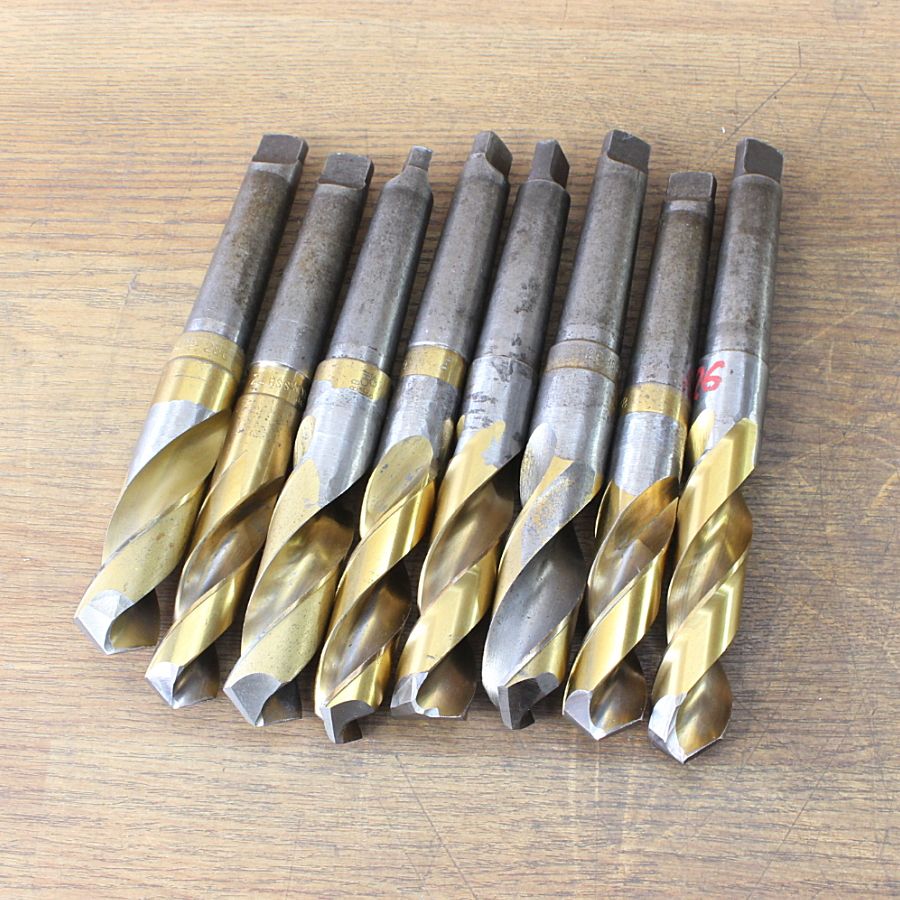 16本 ナチ コベルコ他 φ24.0～29.0 mm テーパーシャンクドリル MT 3 HSS