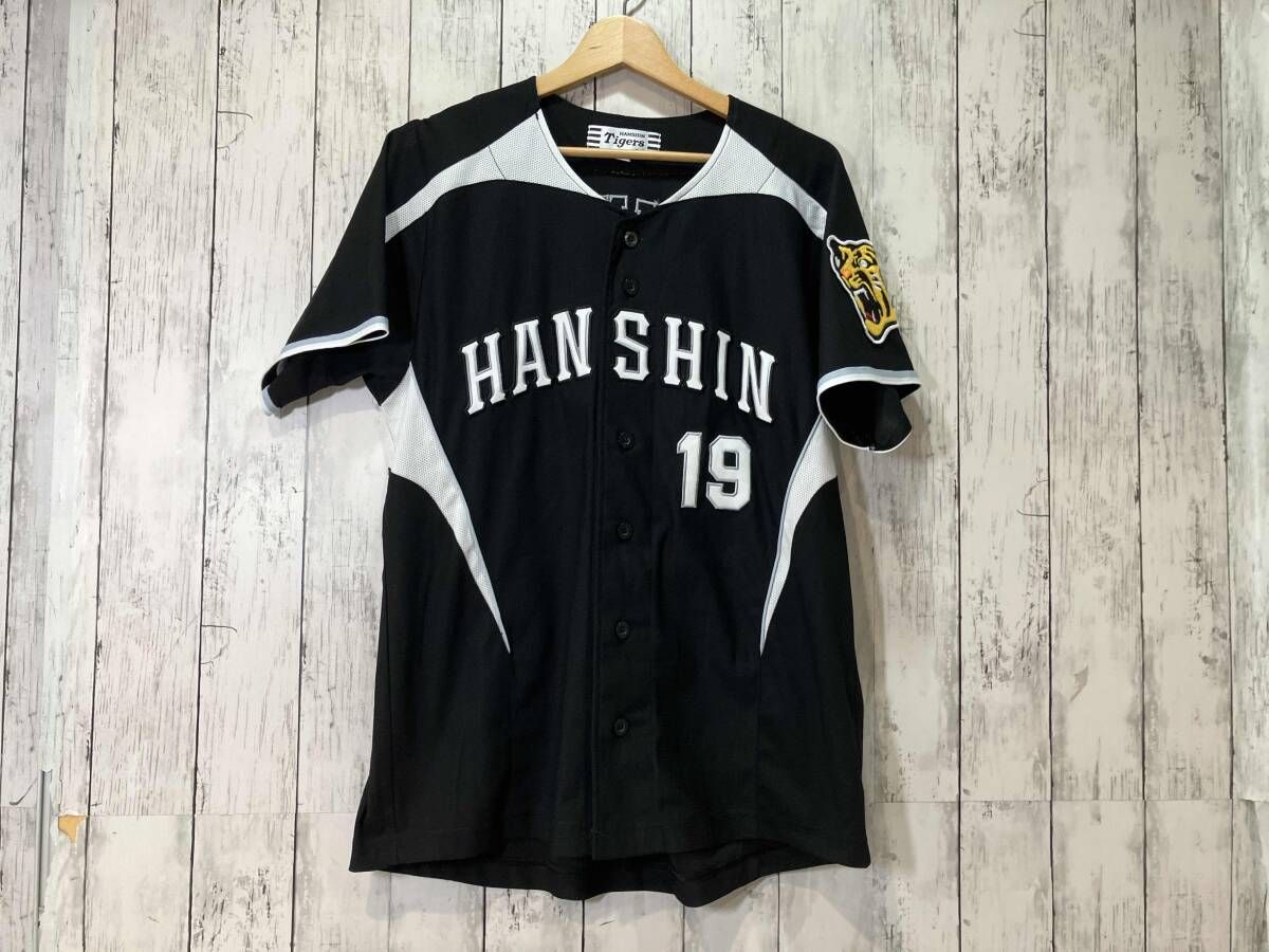 藤浪晋太郎 ユニフォーム 阪神タイガース #19 Tigers 阪神タイガースユニフォーム 19 藤浪晋太郎 シャツ ブラック M