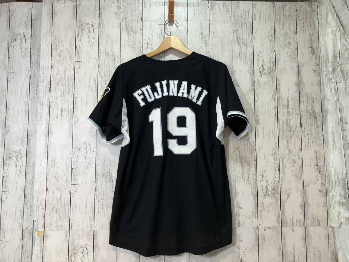Tigers 阪神タイガースユニフォーム 19 藤浪晋太郎 シャツ ブラック M