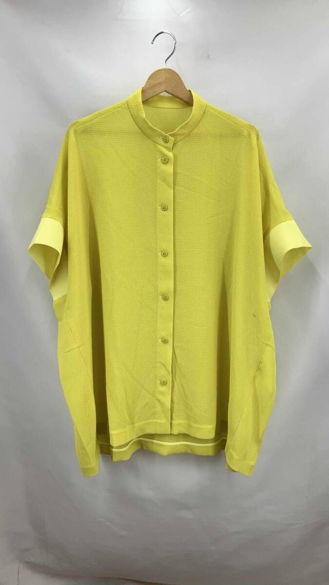HIROKO KOSHINO ヒロコ コシノ 半袖シャツ ブラウス RHBHT 45540 レディース 38 イエロー 夏