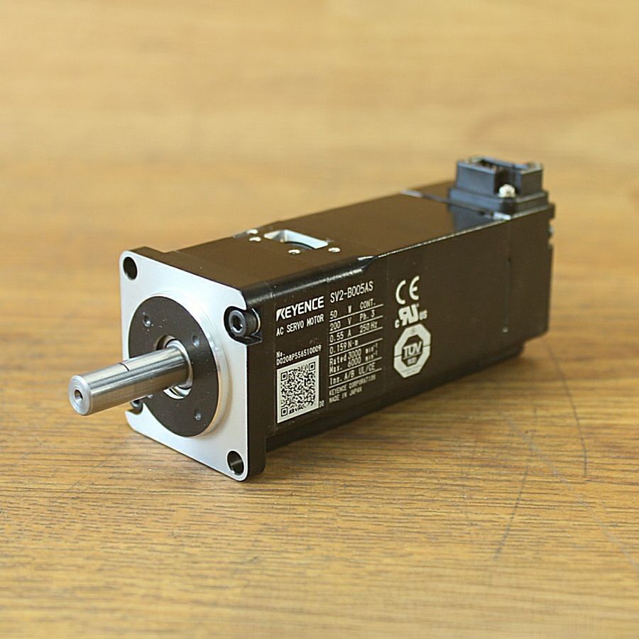 現状 KEYENCE|キーエンス SV 2-B 005 AS ACサーボモーター ストレート軸 アブソリュート 50 W