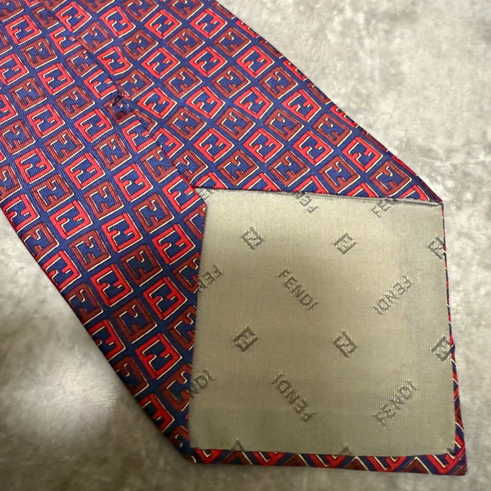 ✨極美品✨】FENDI フェンディ ネクタイ ズッカ FF柄 ハイブランド