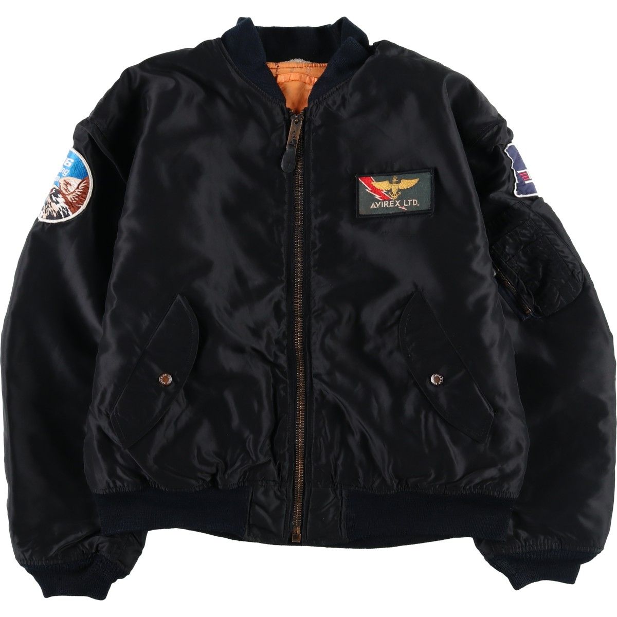 AVIREX フード付き 中綿入りジャンパー〈タグつき新品〉 AVIREX フード付き 中綿入りジャンパー〈タグつき新品〉 2026年最新