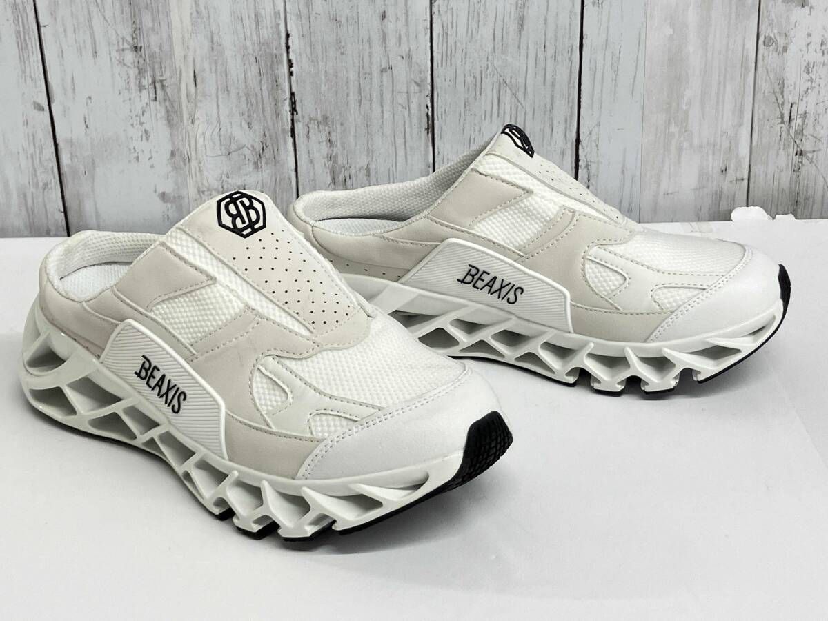  BEAXIS ンスコアミュール ビーアクシス ローカットAZ-1084 ホワイト size L その他 靴