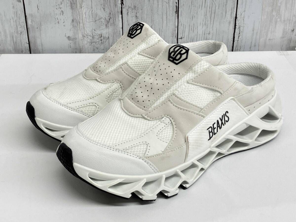 BEAXIS ンスコアミュール ビーアクシス ローカットAZ-1084 ホワイト size L