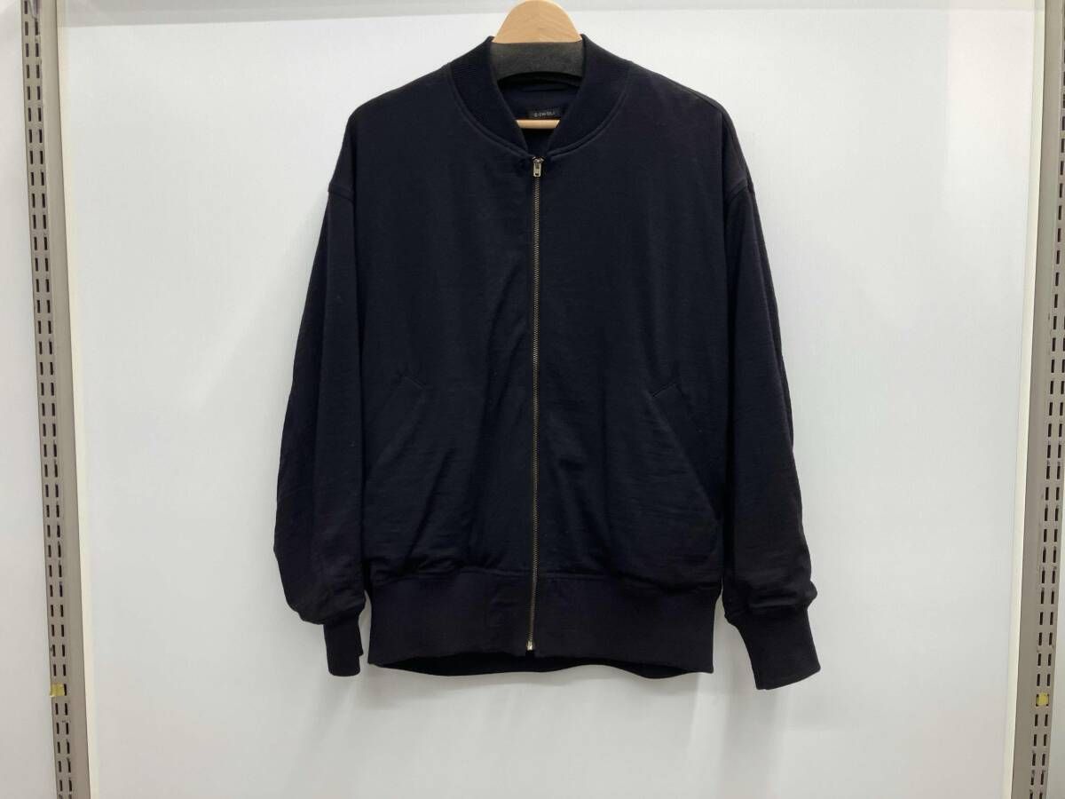 COMOLI コモリ ウールニット ジップブルゾン ネイビー サイズ1 A 03-06026 日本製