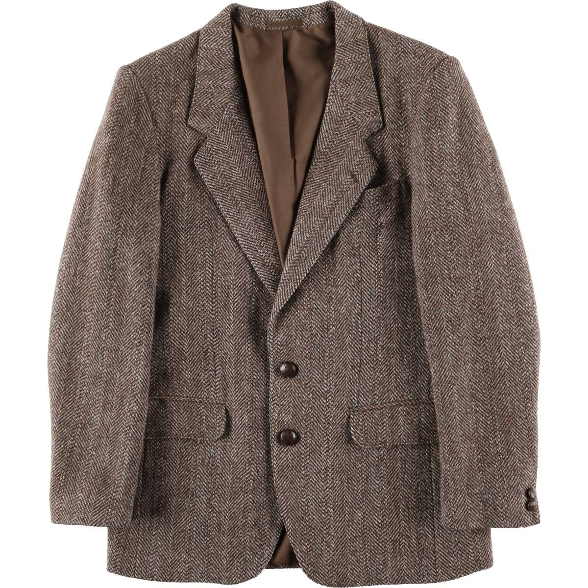 古着 80~90年代 ハリスツイード Harris Tweed ヘリンボーン ウール 