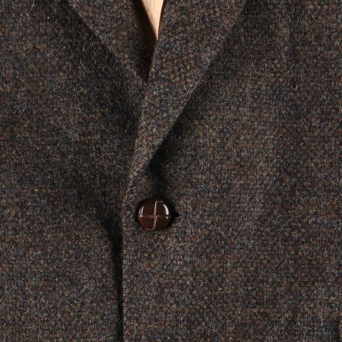 古着 90年代 ハリスツイード Harris Tweed ウールテーラードジャケット 