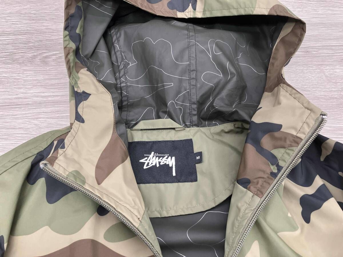 STUSSY マウンテンパーカー 表記サイズM グリーンカモ 【公式通販】