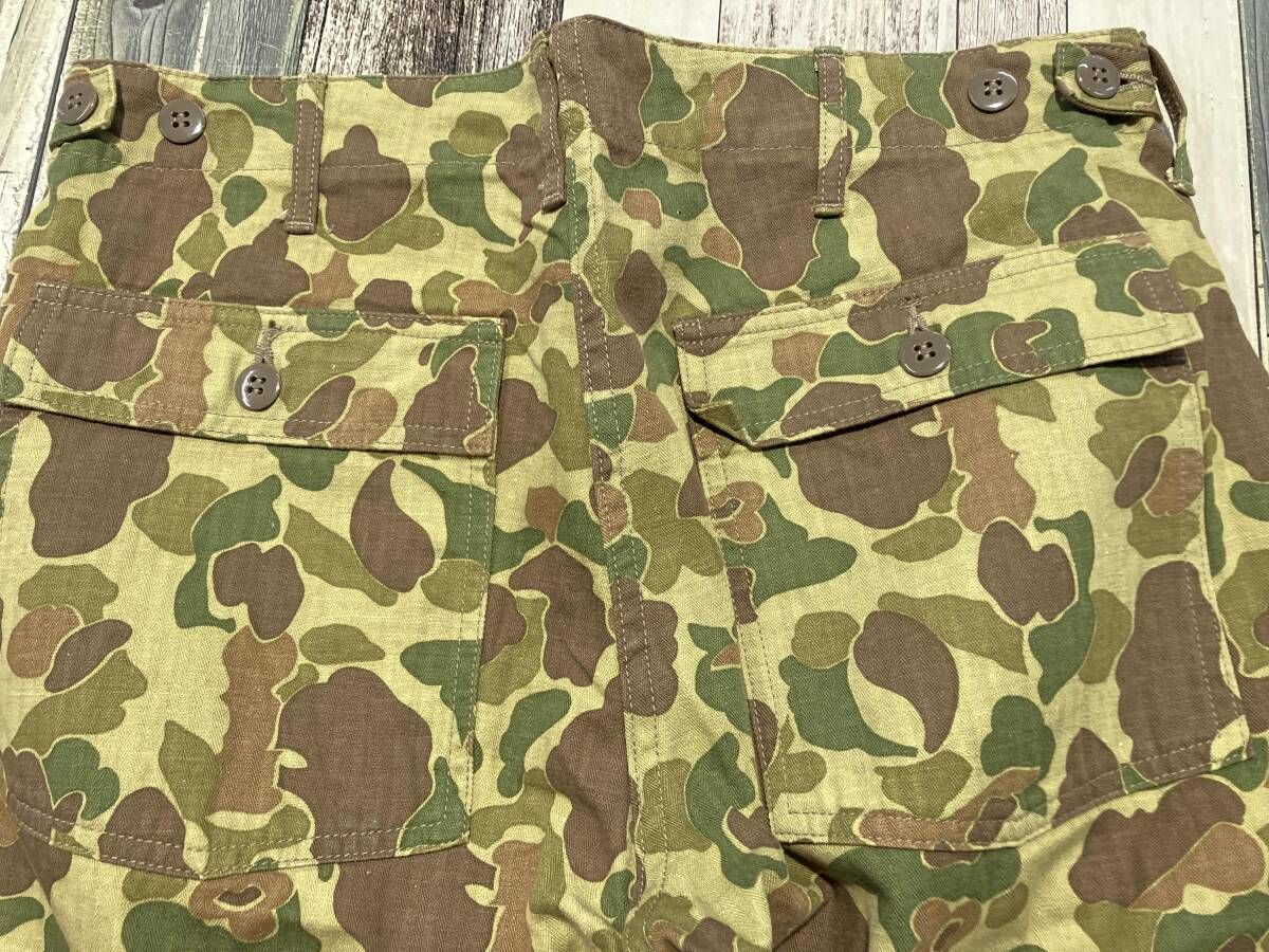 PHERROW'S ベイカーパンツ ダックハンターカモ ストレートパンツ