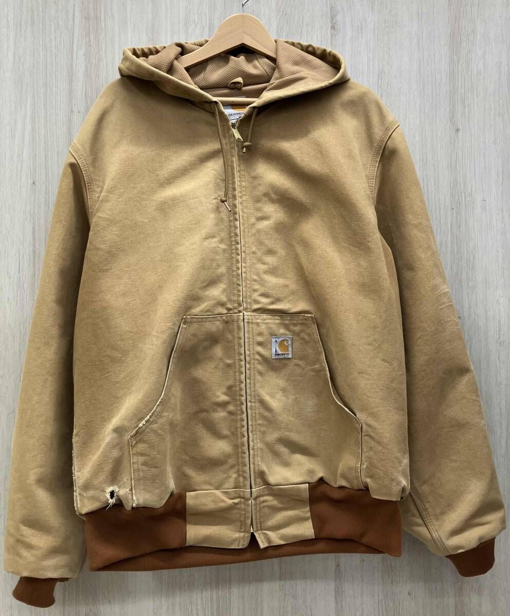 Carhartt Duck hoodie Active Jacket カーハート ダック パーカー アクティブ ジャケット アメリカ製 M