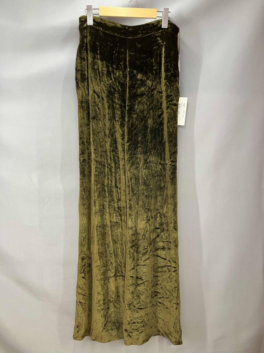 JIL SANDER ジルサンダー ロングパンツ ベルベットロングトラウザーパンツ サイズ38 カーキ系 通年