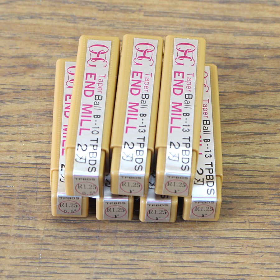 まとめて54本 OSG TPBDS-R 1.25～R 5 テーパーボールエンドミル 2刃