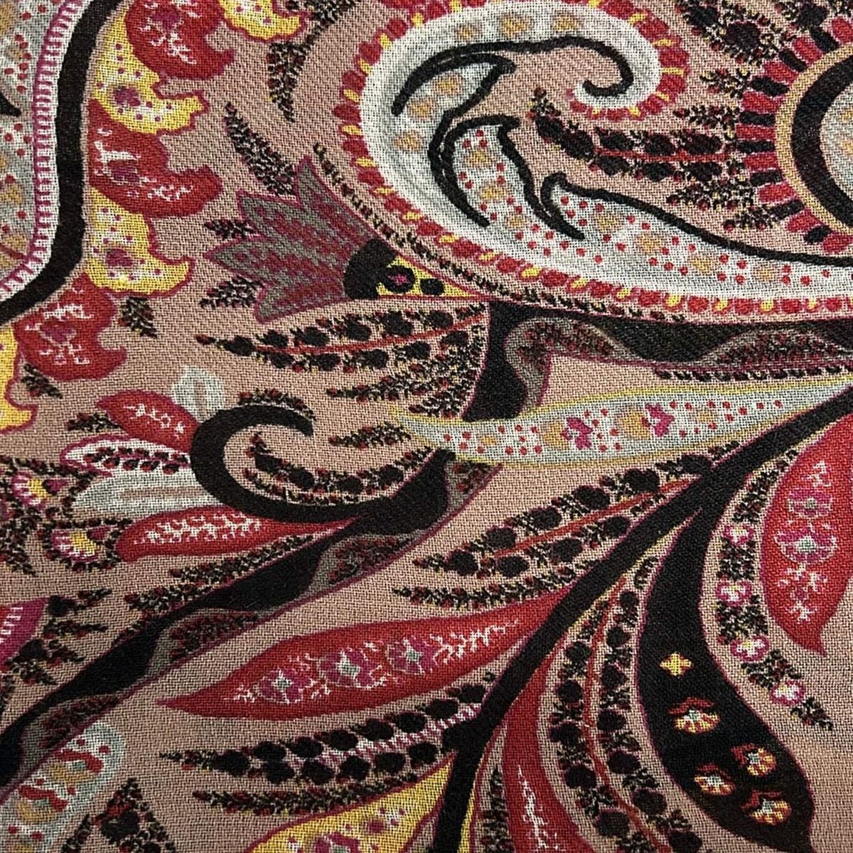 ETRO(エトロ) ストール(ショール)美品 - ライトパープル×黒×マルチ