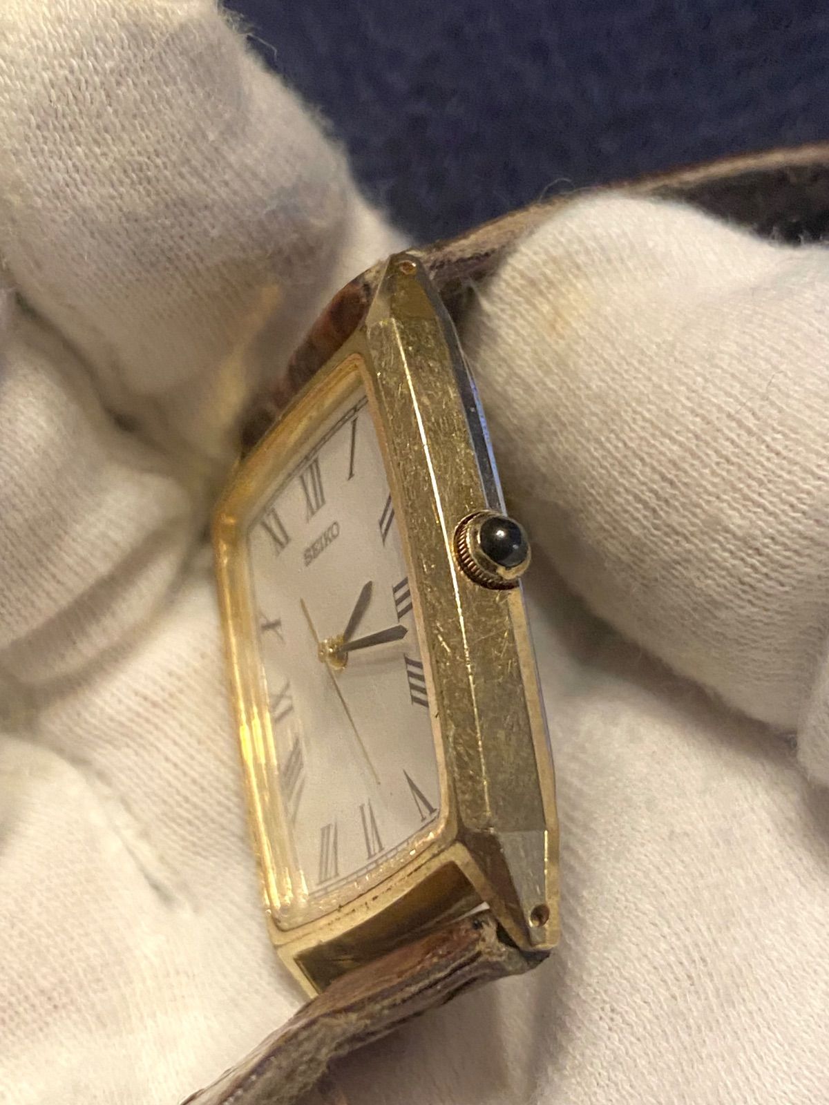クォーツ 希少・稼動品SEIKO セイコー5P31-5E10 スクエア レア 腕時計 