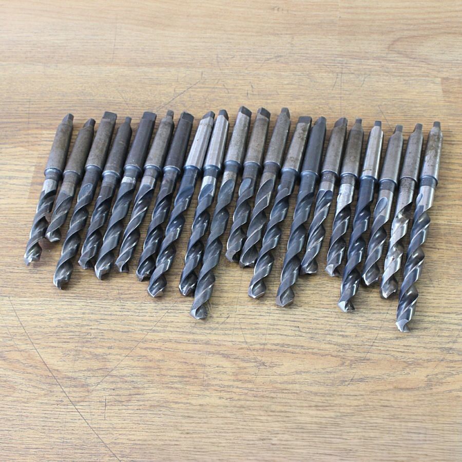 20本セット ナチ コベルコ他 φ14 0～15 7 mm テーパーシャンクドリル MT 2