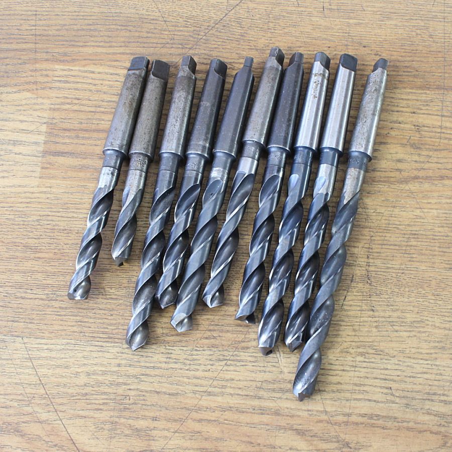 20本セット ナチ コベルコ他 φ14.0～15.7 mm テーパーシャンクドリル MT 2