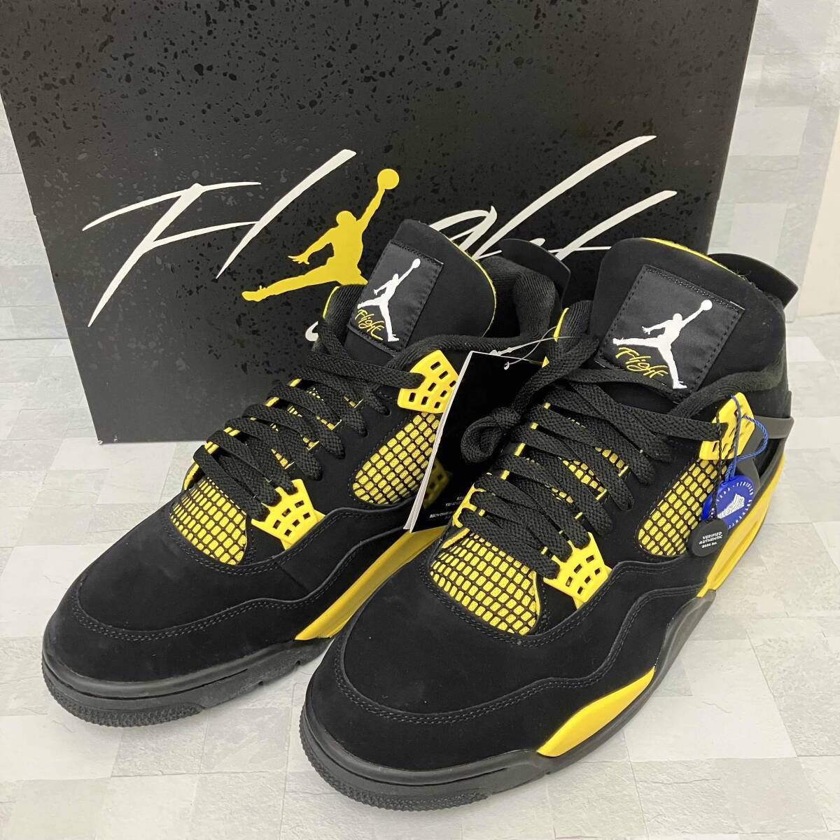 NIKE AIR JORDAN 4 ナイキ エア ジョーダン4 RETRO THUNDER タグ箱あり
