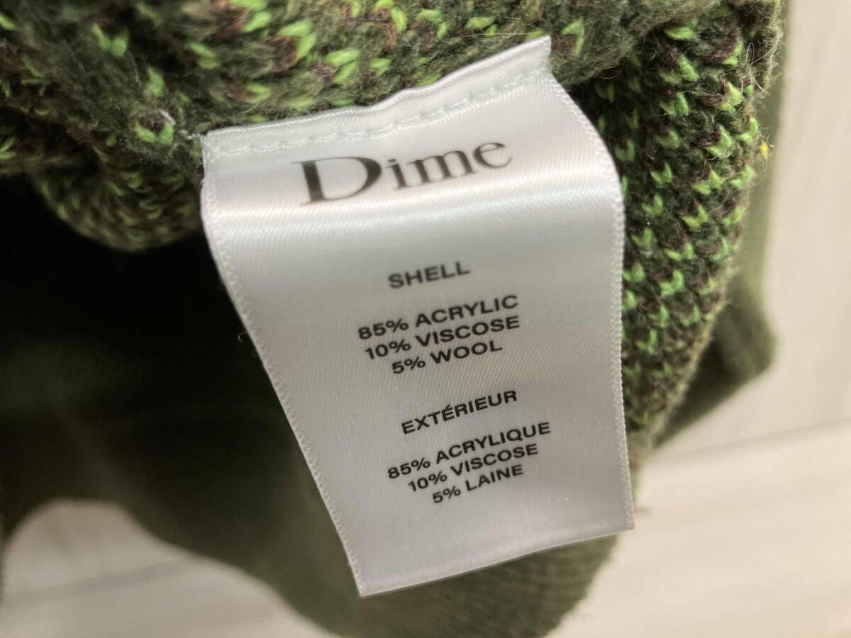 最も安い Dime ダイム ニット サイズL グリーン