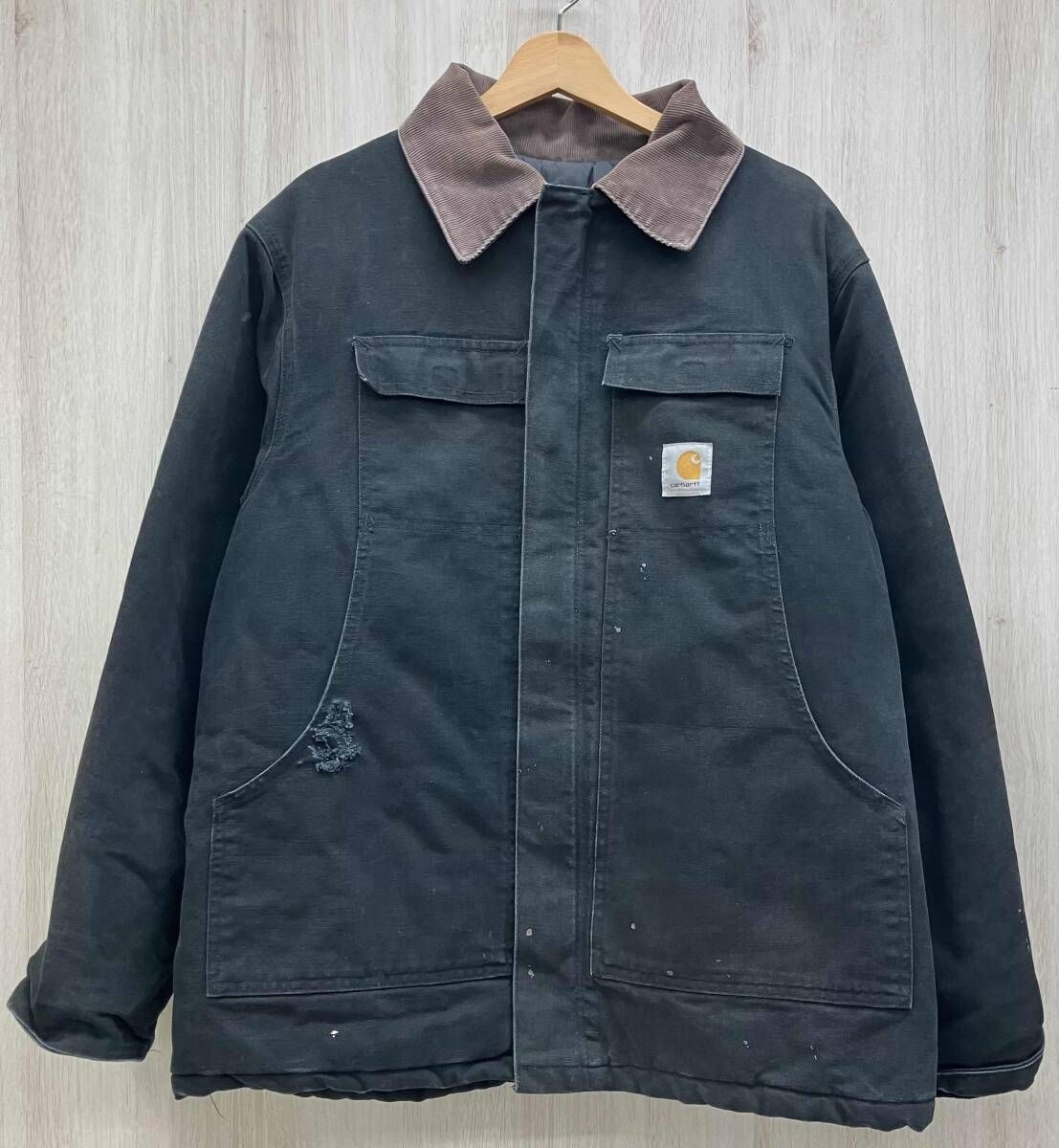 Carhartt Traditional Coat Duck men s Black カーハート トラディショナル コート ダック メンズ ブラック