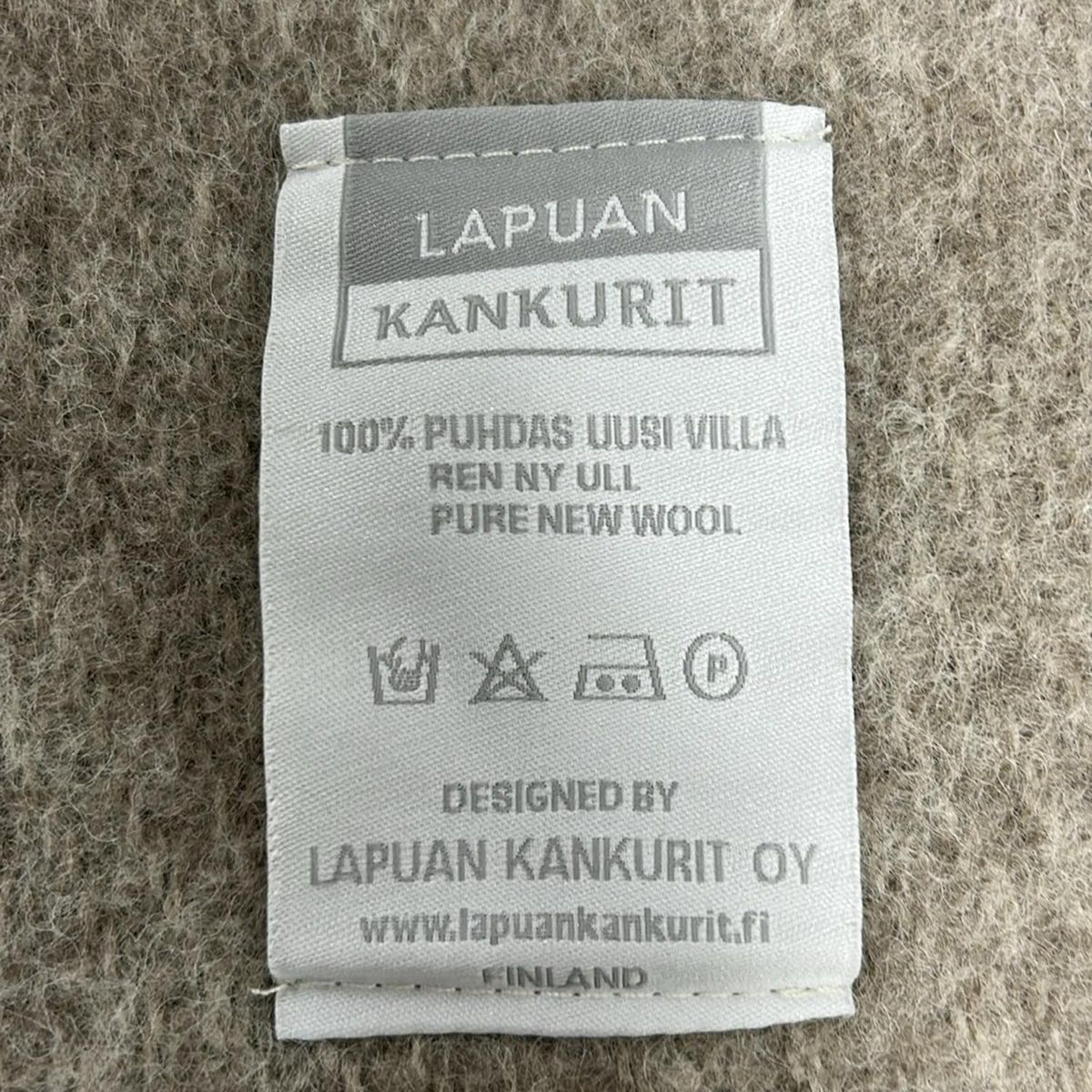 LAPUAN KANKURIT ラプアンカンクリ ストール ショール ベージュ ウール