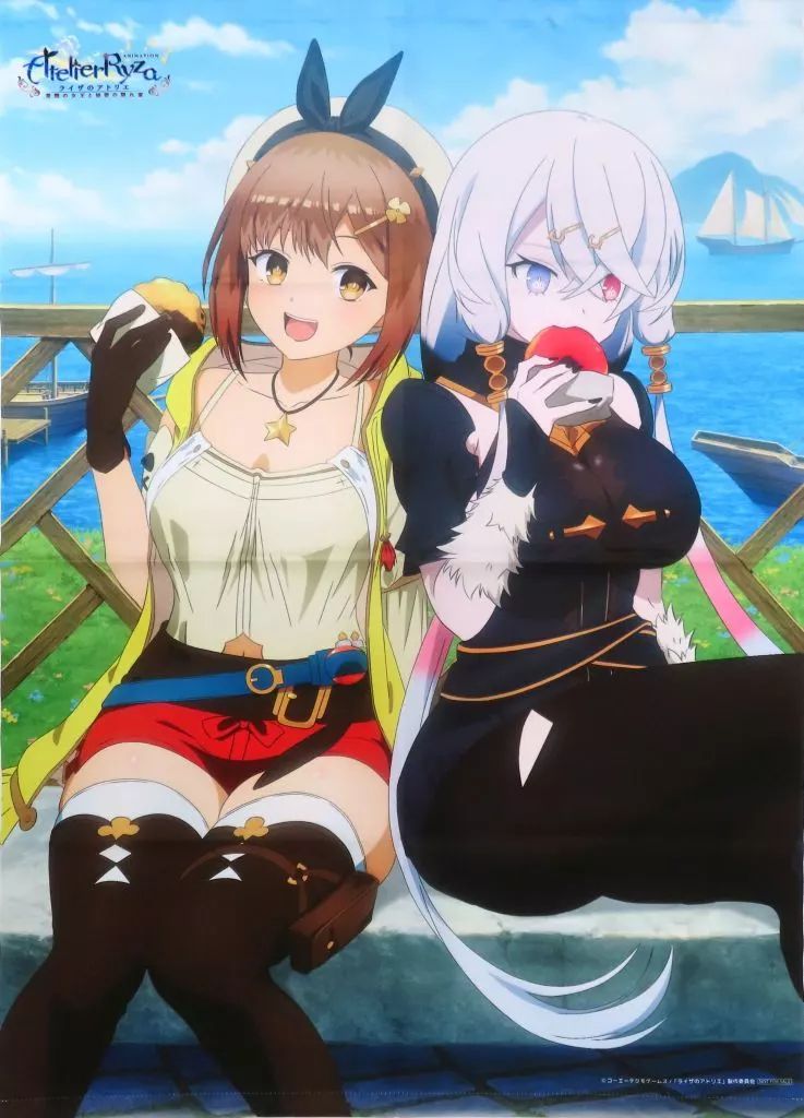 タペストリー ライザリン シュタウト＆リラ ディザイアス アニメ描き下ろしB 1タペストリー Blu-ray DVD ライザのアトリエ ～常闇の女王と秘密の隠れ家～ ソフマップ アニメガ ビックカメラ全巻 特典