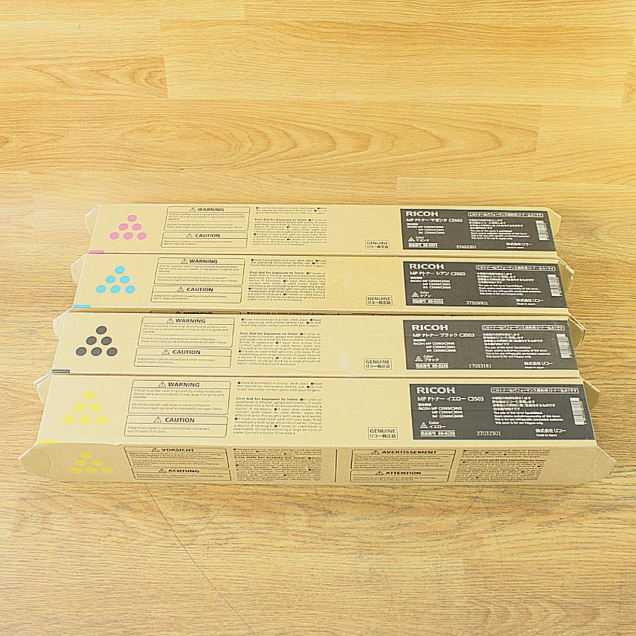 4本 RICOH|リコーC 3503 60-0249|0250|0251|0252 MP Pトナー トナー ブラック|シアン|マゼンタ|イエロー