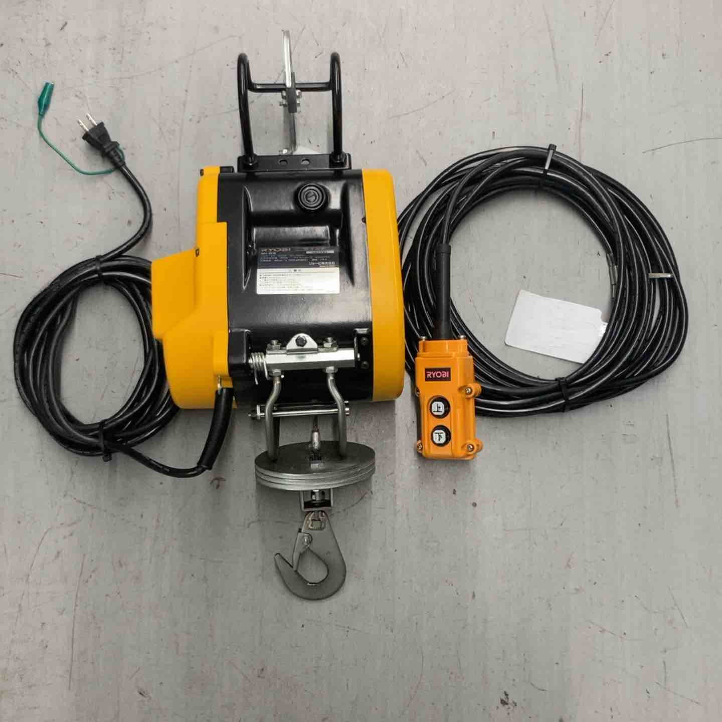 リョービ RYOBI ウインチ 4 mm 15 m付 WI 62