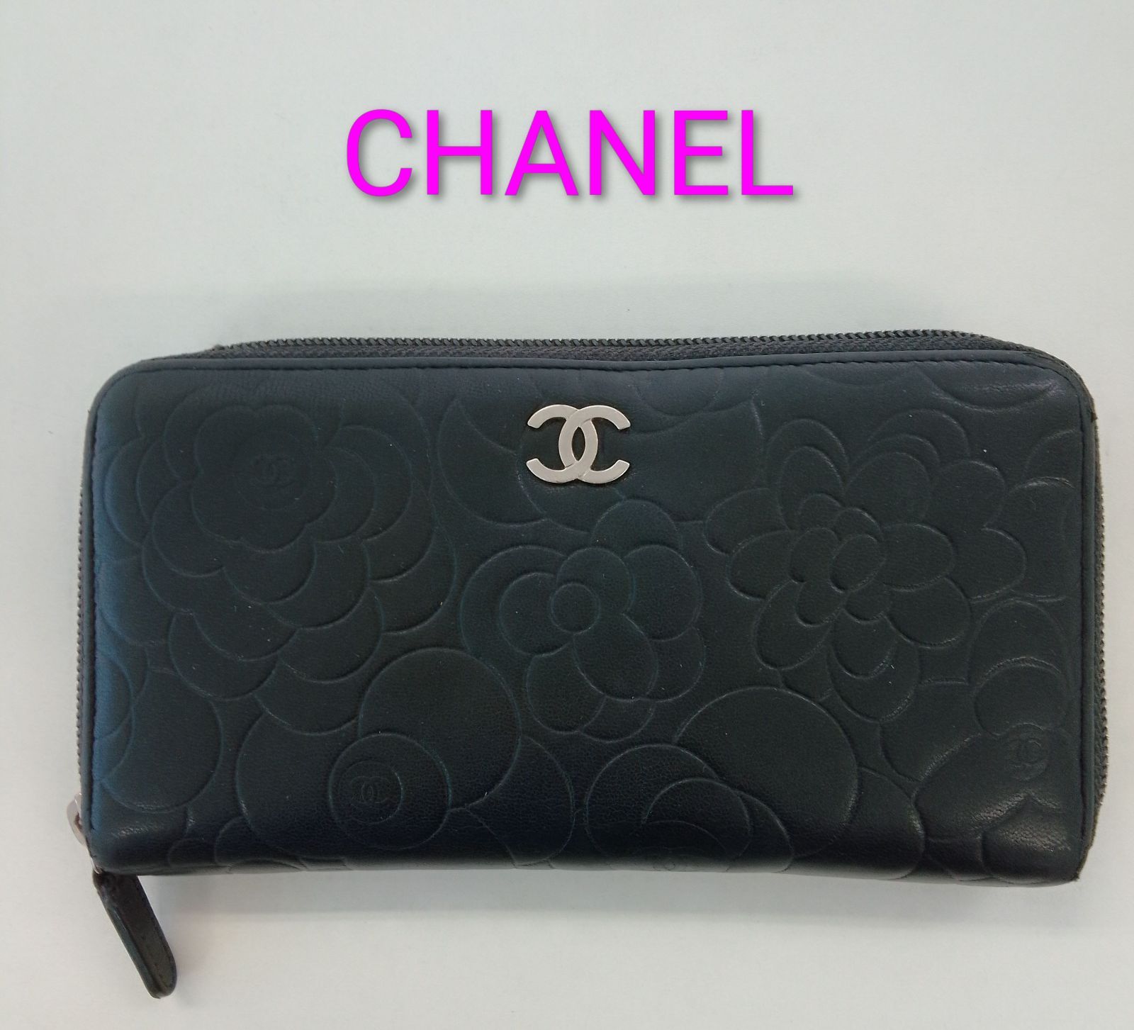 CHANEL＊シャネル＊カメリア＊ラウンドファスナー＊財布 CHANEL（シャネル） ラウンドファスナー長財布 ジップウォレット