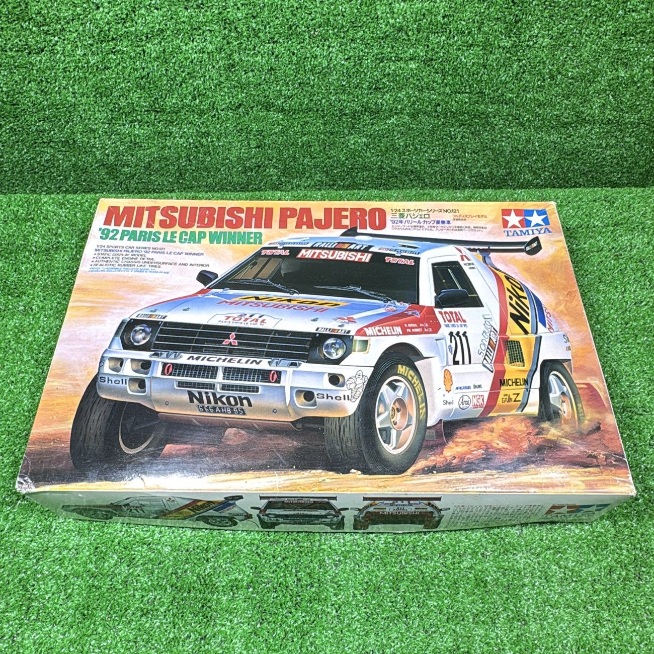 絶版 タミヤ 1/24 三菱 パジェロ 1992年 パリ・ルカップ優勝車 未使用多数】タミヤ 1/24 三菱パジェロ '92パリ〜ルカップ優勝車