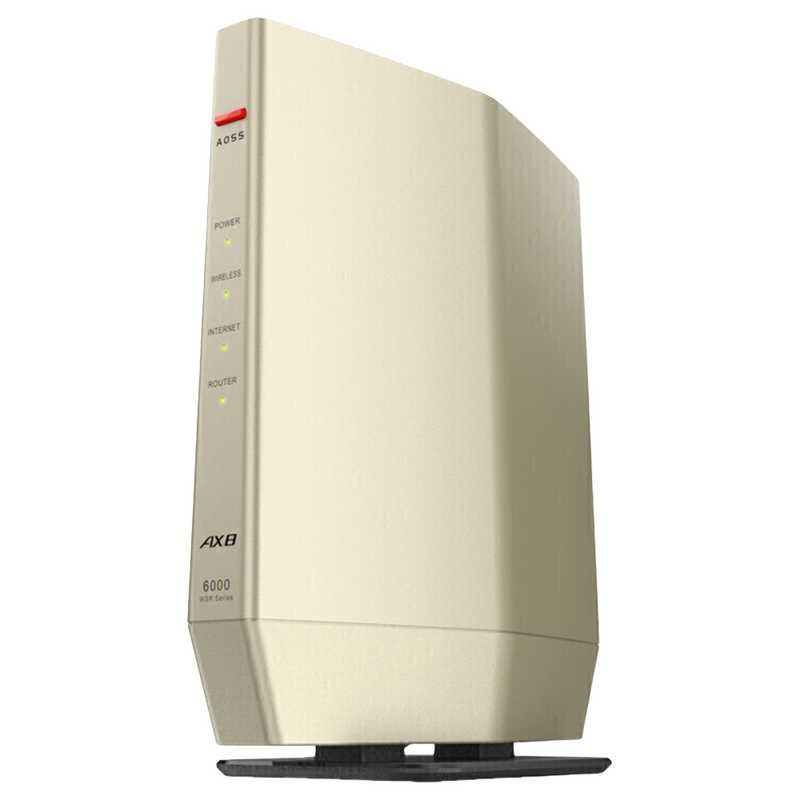 BUFFALO Wi-Fiルーター 4803 1146 Mbps AirStation ネット脅威ブロッカー2対応 モデル Wi-Fi 6 ax IPv 6対応 シャンパンゴールド WSR- -CG