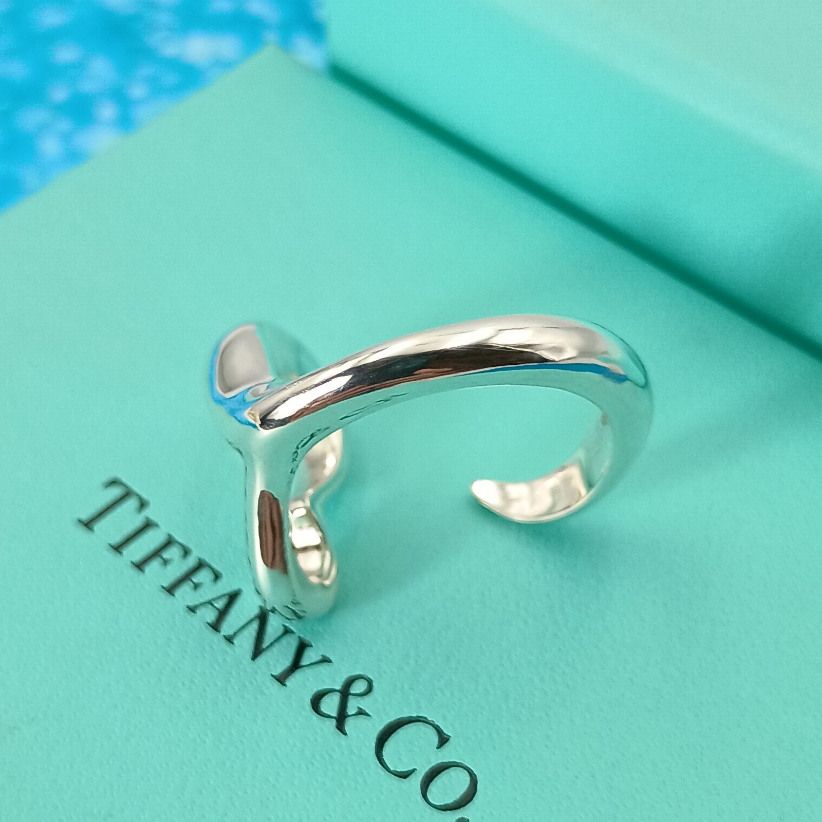TIFFANY&Co. ティファニー 13号 オープンハート リング 指輪