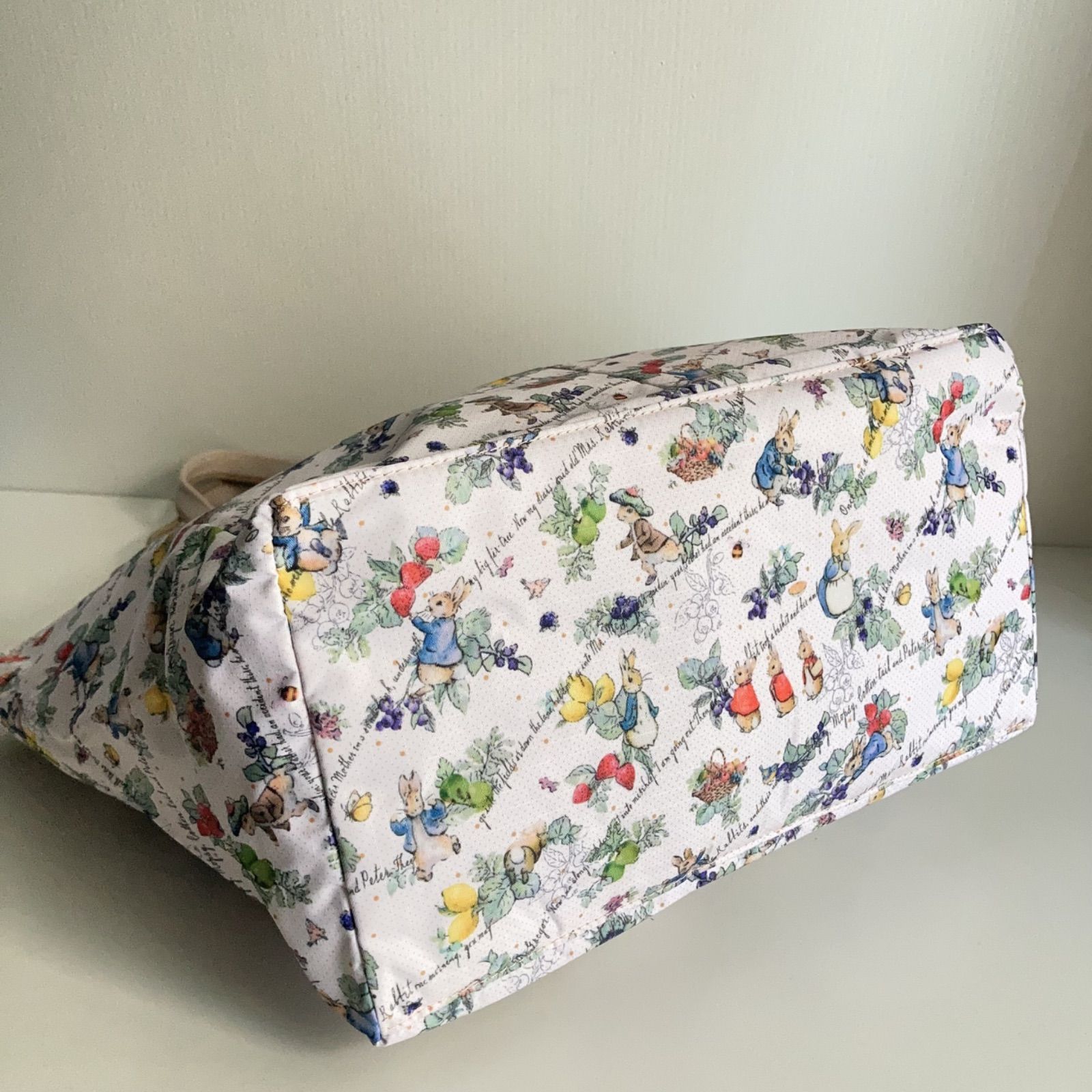 レスポートサック ピーターラビット トートバッグ 大容量 ポーチ付き