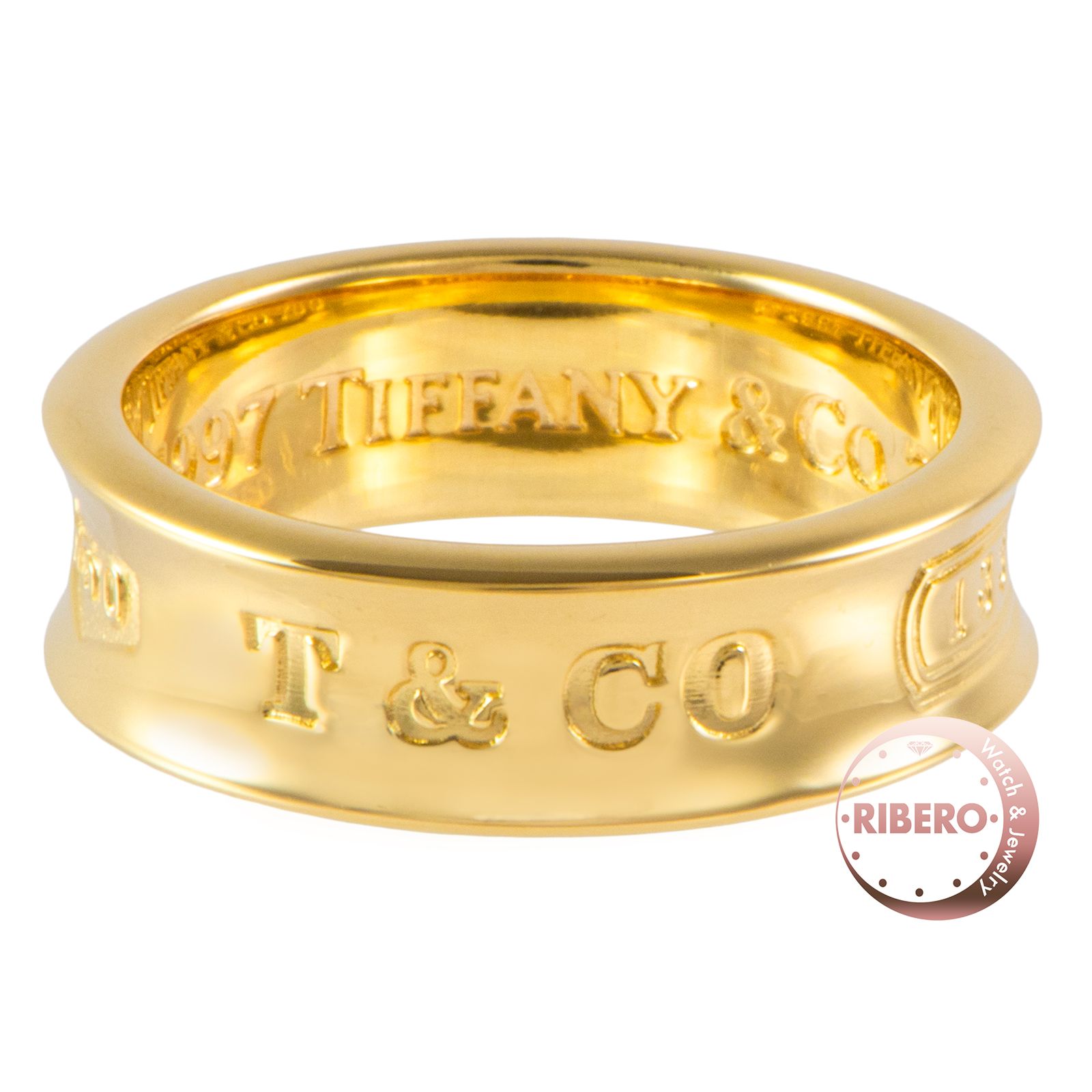 TIFFANY Co ティファニー 1837 リング 指輪 12号 ゴールド