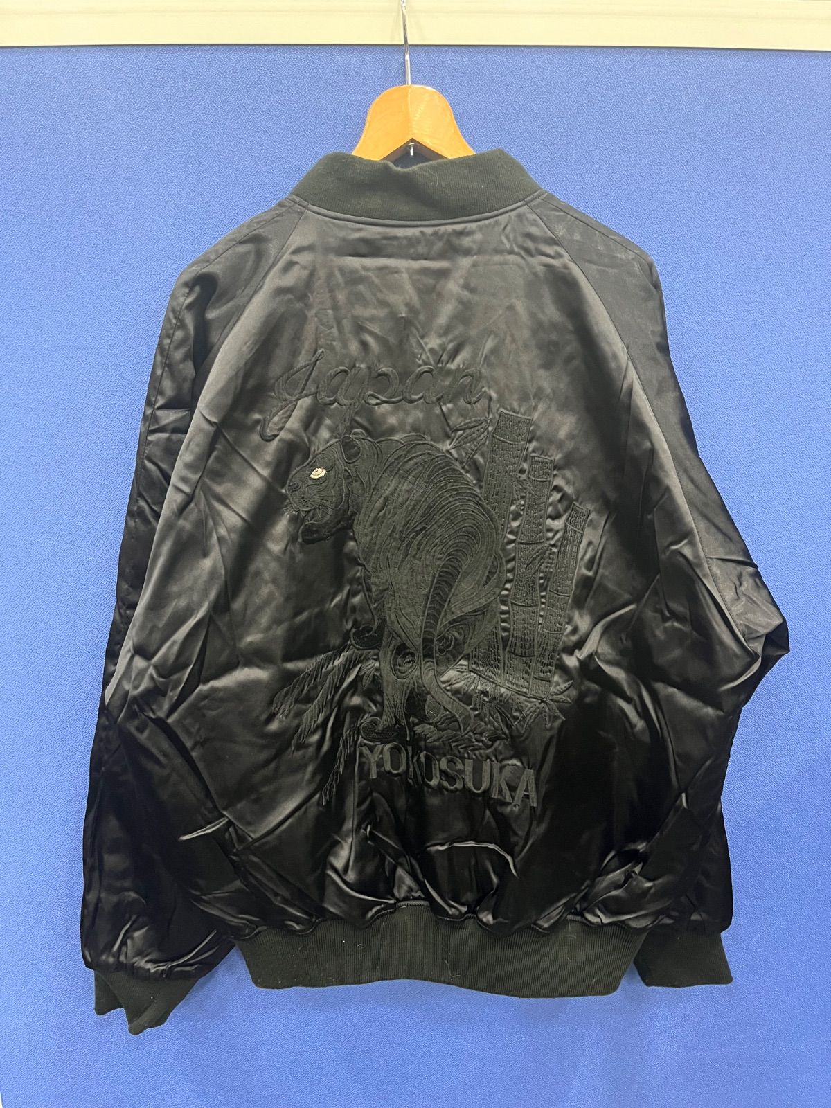 未使用級★3L★Hoshihime★黒虎 刺繍 スカジャン★ブラック★星姫★竹虎 中古・古着通販】hoshihime (ホシヒメ) 別珍スカジャン 竹虎 ブラック